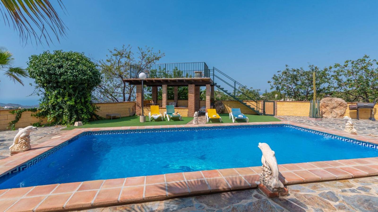 Villa Paraiso Andaluz Sedella By Ruralidays Exterior photo