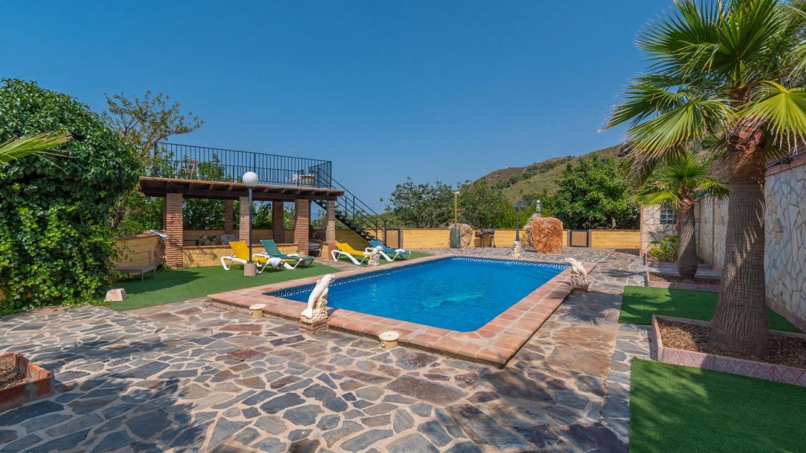 Villa Paraiso Andaluz Sedella By Ruralidays Exterior photo
